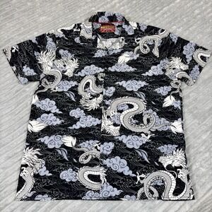 Fresh Prints of Tokyo Button-up Shirt by Drill Anime Colorful Mens  Sz XL‎